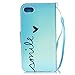 iPhone 7 Case,iPhone 8 Case, iPhone 7 Wallet Case, Firefish [Kickstand] [Shock Absorbent] Double Protective Case Flip Folio Slim Magnetic Cover with Wrist Strap for Apple iPhone 7 4.7