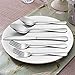 LIANYU 48-Piece Silverware Set with Serving Utensils, Flatware Set for 8, Includes Knives, Spoons and Forks, Stainless Steel Cutlery Eating Utensils, Mirror Finish, Dishwasher Safe
