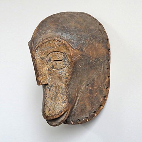 Design MIX Furniture Original Wood Carved Congo Monkey Mask. Perfect for Your Art Collection! Circa 1950