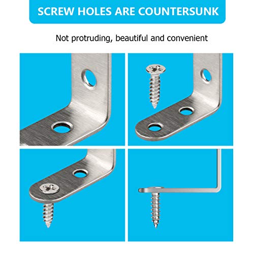 5 Stainless+inch%25EF%25BC%258C40+Bracket+Fastener+Included