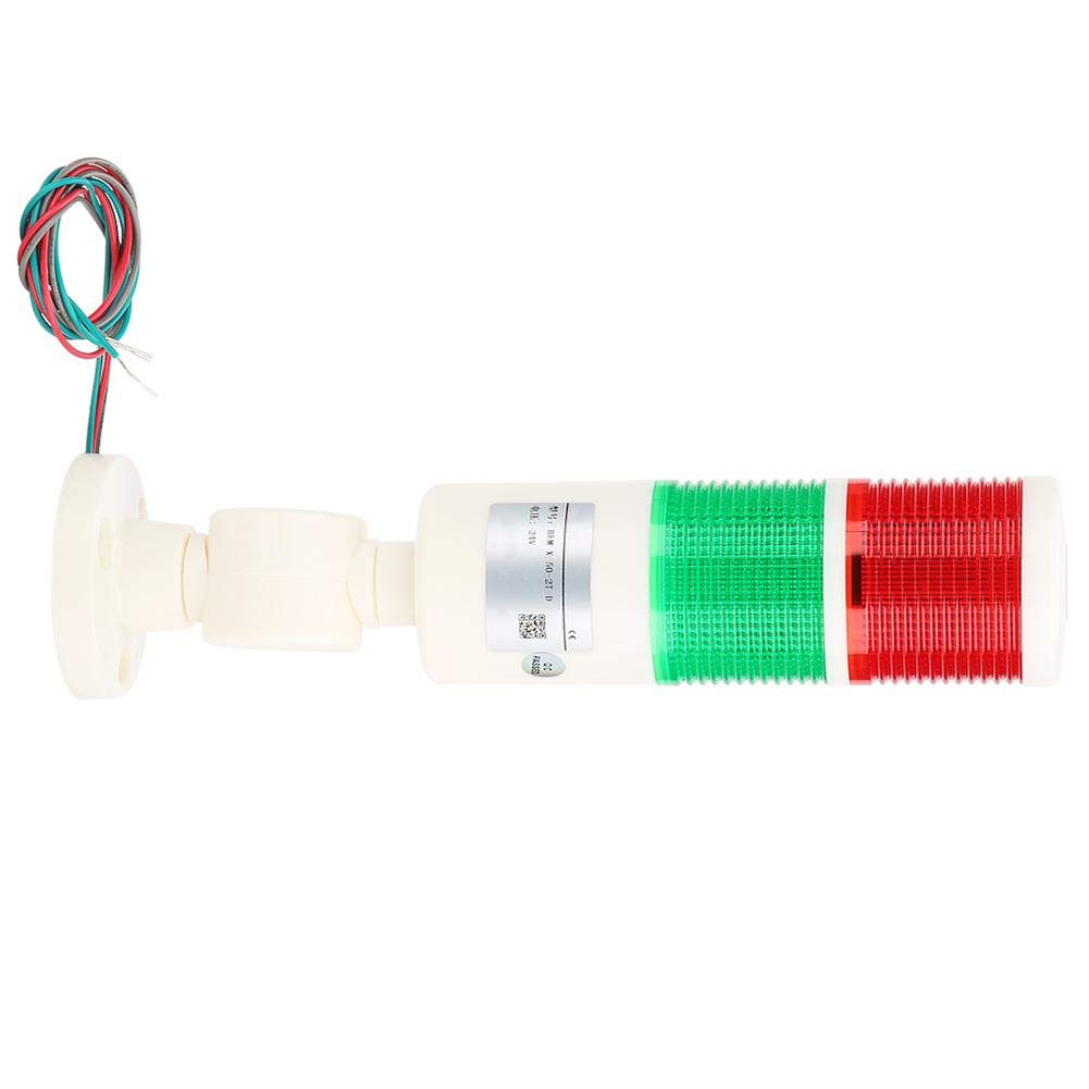 BEM-50-2T-D 24V DC Alarm, LED Alarm Flash Warning, Industrial Light, Column Tower Light, Stack Lamp, Industrial Indicator Caution Constant Light