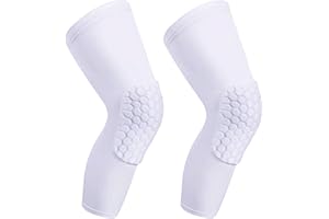 Knee Compression Pads,Basketball Knee Pads with Honeycomb Padding, Breathable and Non-Slip Knee Pads for Volleyball Gym Runni
