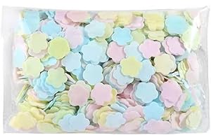 TypoGrove 1000 Sheets Colorful Portable Disposable Paper Soap Portable Travel Hiking Washing Hand Bath Toiletry Paper Soap Sheets Portable Gentle Soap Papers for Soap Fragrance Hand Wash