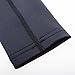 COOLOMG Pad Crashproof Basketball Leg Knee Long Sleeve Protector Gear, Black, X-Small (One Piece)
