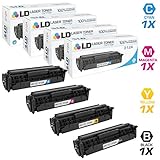 LD Compatible Replacements for HP 312X / 312A Set of 4 Toner Cartridges (Black, Cyan, Magenta & Yellow) for use in LaserJet, Color LaserJet & LaserJet Pro: MFP M476dn, MFP M476dw, MFP M476nw