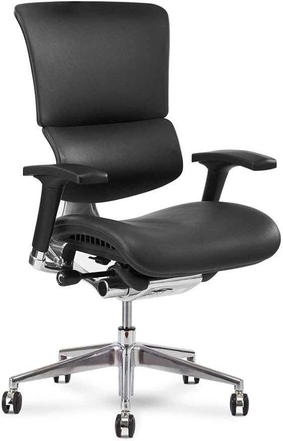 Amazon Com X Chair X4 Leather Executive Chair Black Leather