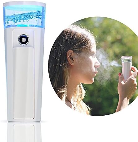 HXSM Mist Sprayer Handheld Ionic Facial Spray Mister Face Steamer Daily Moisturizer Mini Portable For Strong Deep Moisturizing, Makeup, Facial Water Spa /Skin Care Beauty Instrument
