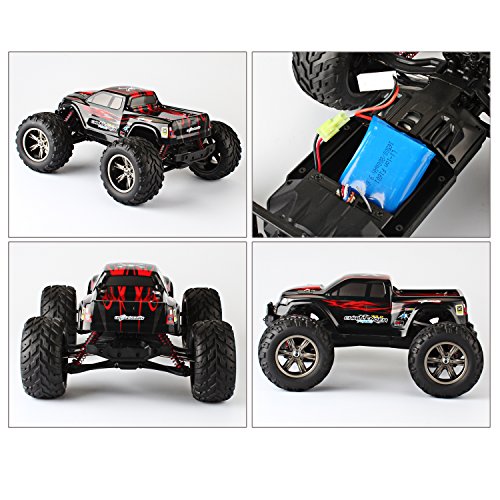 Teledirigido Radiocontrol Alcanza más de 40km/h Alta Velocidad y Ruedas Grandes