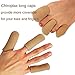Chiroplax Toe Caps Sleeves Cushions Protectors Tubes Fabric & Gel Lining Finger Toe Separator for Bunion, Hammer Toe, Callus, Corn, Blister (Medium, 5 Pack)