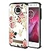 Harryshell Moto Z2 Force Case, Shock Absorption Drop Protection Hybrid Dual Layer Armor Defender Protective Case Cover for Motorola Moto Z2 Force Droid (2017) (C-1)