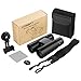 COSBITY Binoculars for Adults, 12x42 Low Night Vision Binoculars Telescopes with Cell Phone Photography Adapter and Wireless Camera Shutter Remote Control for Bird Watching/Hunting/Camping/Travelling