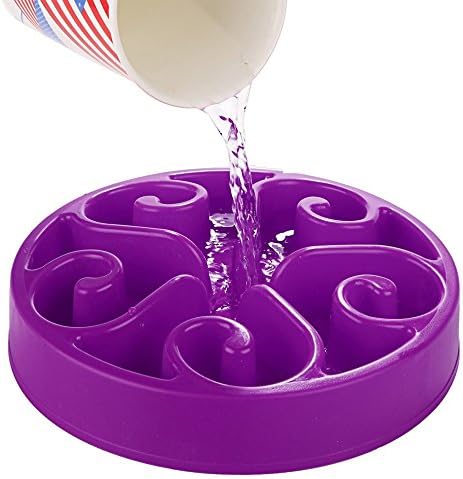 Ootdpet Fun Feeder Dog Bowl Slow Feeder Stop Bloat for Dogs