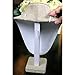 Ikee Design Linen Necklace Chain Jewelry Bust Display Holder Stand, Necklaces Display necklace mannequin, Necklace Bust, Jewelry Bust Stand, 5 W x 4 1/8 D x 7 1/2 H in
