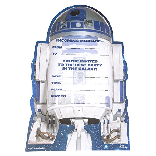 Star wars R2-D2 Party Invitations (Pack of 20)