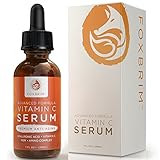 Foxbrim Vitamin C Serum for Face, 1 fl oz. - BEST Anti-Aging Serum - Vegan Hyaluronic Acid & Amino Complex - Premium Face Serum for Beautiful Skin - Natural & Organic - Perfect for All Skin Types - Lasting Results with Amazing Guarantee