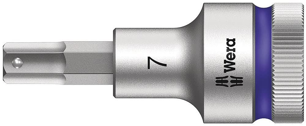 Wera 8740 C HF Zyklop In-Hex-Plus holding function bit socket, 1/2" drive, 7x60mm, 05003823001
