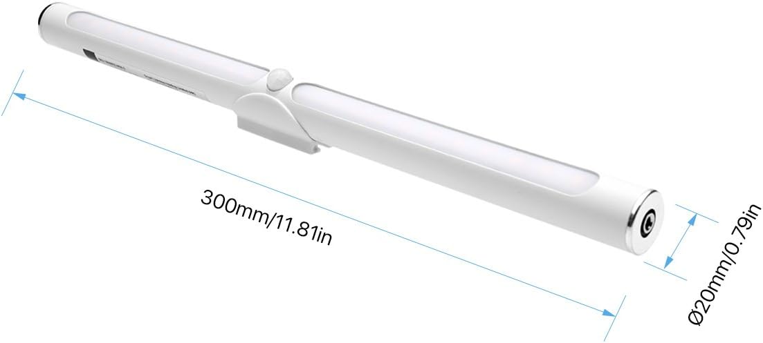 LE LED Motion Sensor Closet Lights, 22 LED USB Rechargeable, Wireless Kitchen Under Cabinet Lighting Kits, Touch Control, Perfect for Kitchen, Wardrobe, Stairs and More, Pack of 3 - - 