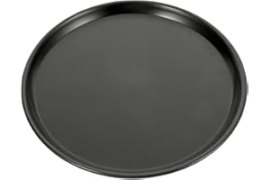 Operitacx 12-inch Microwave Pizza Crisper Pan Non-Stick Aluminum Alloy Round Baking Tray for Oven and Kitchen