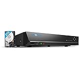 Reolink 4K PoE NVR 16 Channel Pre-Installed 3TB Hard Drive 4K/5MP/4MP/1080P HD 24/7 Surveillance Recording Home Security Came