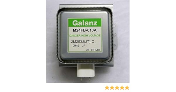 recertificación GALANZ m24fb-610 a/2 m253j (JT) – C Magnetron ...