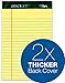 TOPS Docket Writing Tablet, 5 x 8 Inches, Perforated, Canary, Narrow Rule, 50 Sheets per Pad, 6 Pads per Pack (63351)