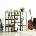 SONGMICS Bamboo Plant Stand, Bathroom Storage Rack, Customizable Flower Pots Holder, Multi-Purpose Display Rack, for Living Room, Balcony, Walnut Color UBCB93WLthumb 4
