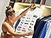 Regal Bazaar Jewelry Organizer – Dual-Sided Accessory Holder and Hanging Closet Storage Unit – Includes Metal Hanger, 29 Pockets and 18 Hook and Loop Tabs (White)