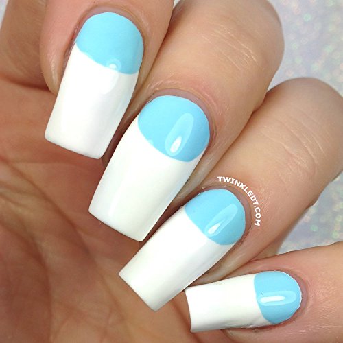 Half Circle Nail Vinyls By Twinkled T - 1 Sheet of 48 Vinyls