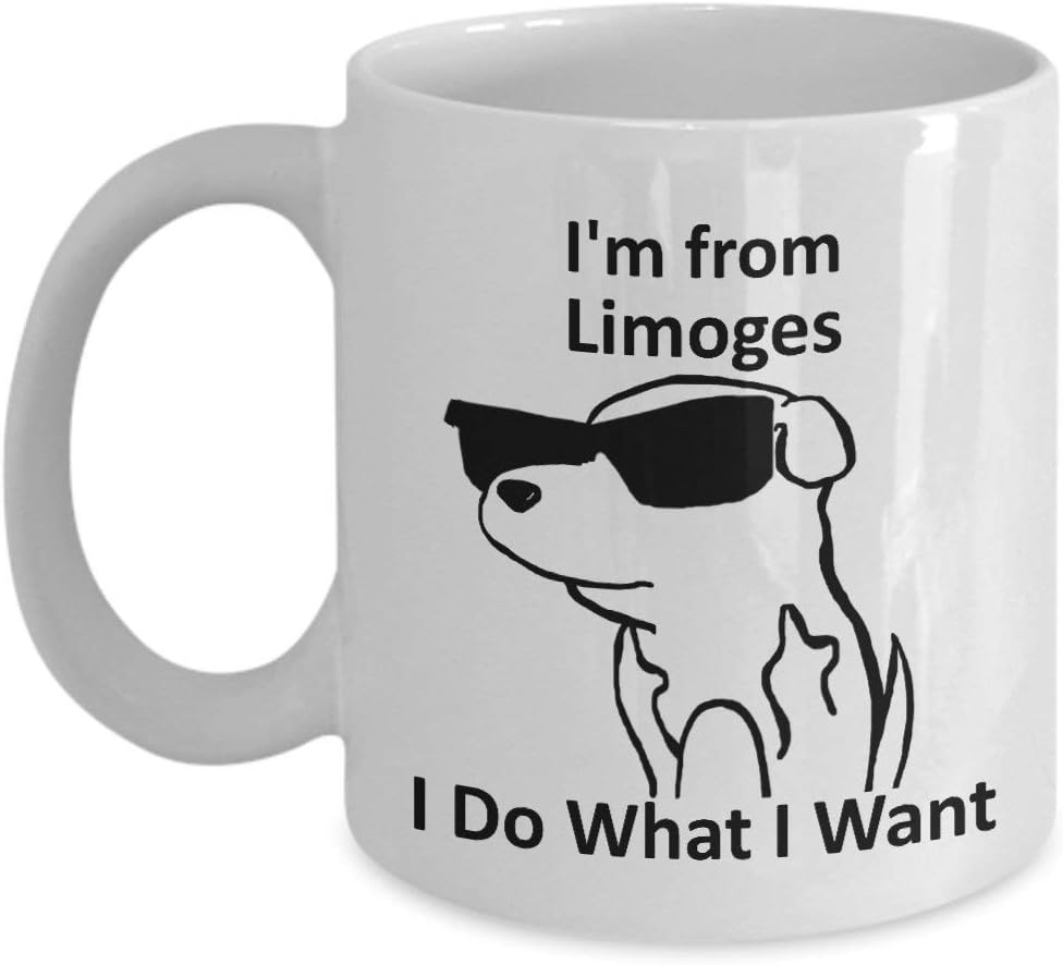 Limoges Pride Coffee Mug 11oz White Gift Cup