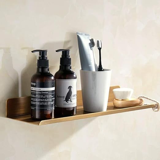 brass corner shower shelf