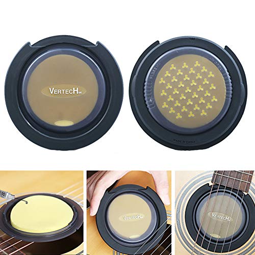 Ocamo 3-in-1 Acoustic Guitar Sound Hole Cover Humidifier Moisture Reservoir Dehumidifier 99-101mm applies - Thumbnail 4
