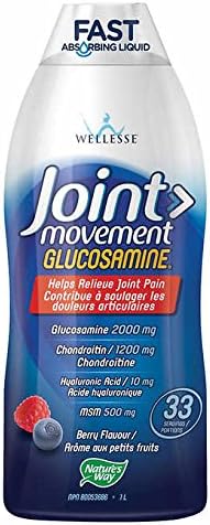 Nature's Way Joint Movement Glucosamine & Chondroitin &MSM, 1L (Packaging May Vary)