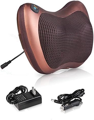 NetEra Neck Massager Cushion Seat Covers Cushion Seat Covers Infrared Heating Double Beauty Body Device Neck Massage Pillow Car Massager