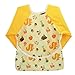 Hi Sprout Infant Toddler Baby Waterproof Sleeved Bib, Bib with Sleeves&Pocket, 6-24 Months (Lovely Squirrel)