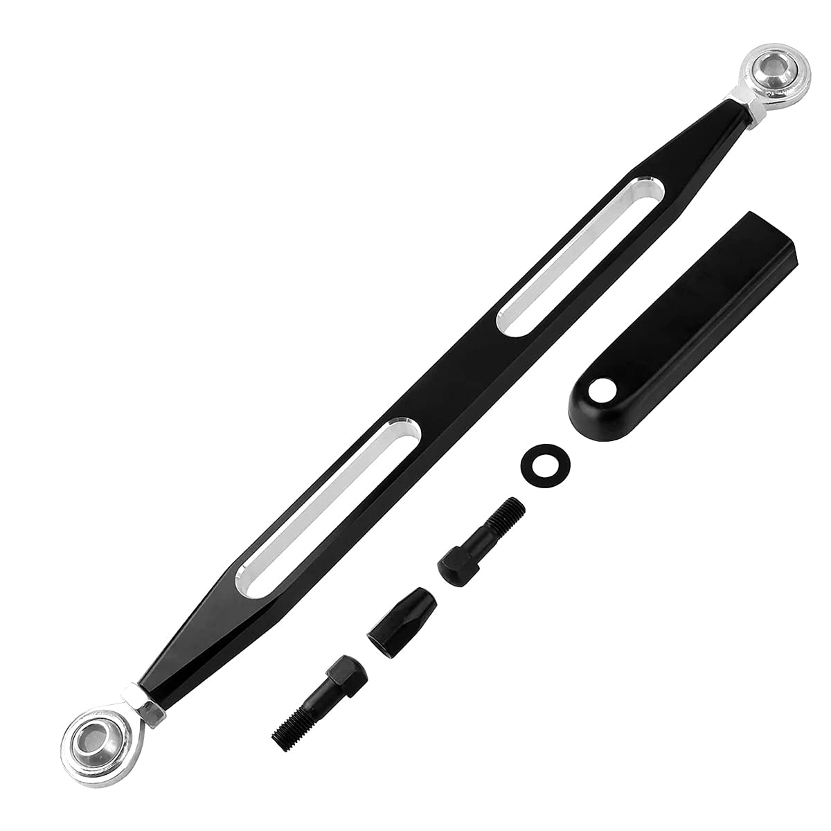 TUINCYN Black Deep Cut CNC Shift Linkage Gear Shift Lever for Harley Street Tour Glides Electra Trikes (1980-2021)
