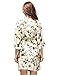 Skyfitting Women's Cotton Short Kimono Robe, Short Length Bridesmaid Robes Plus Size/38 Length Light Yellow