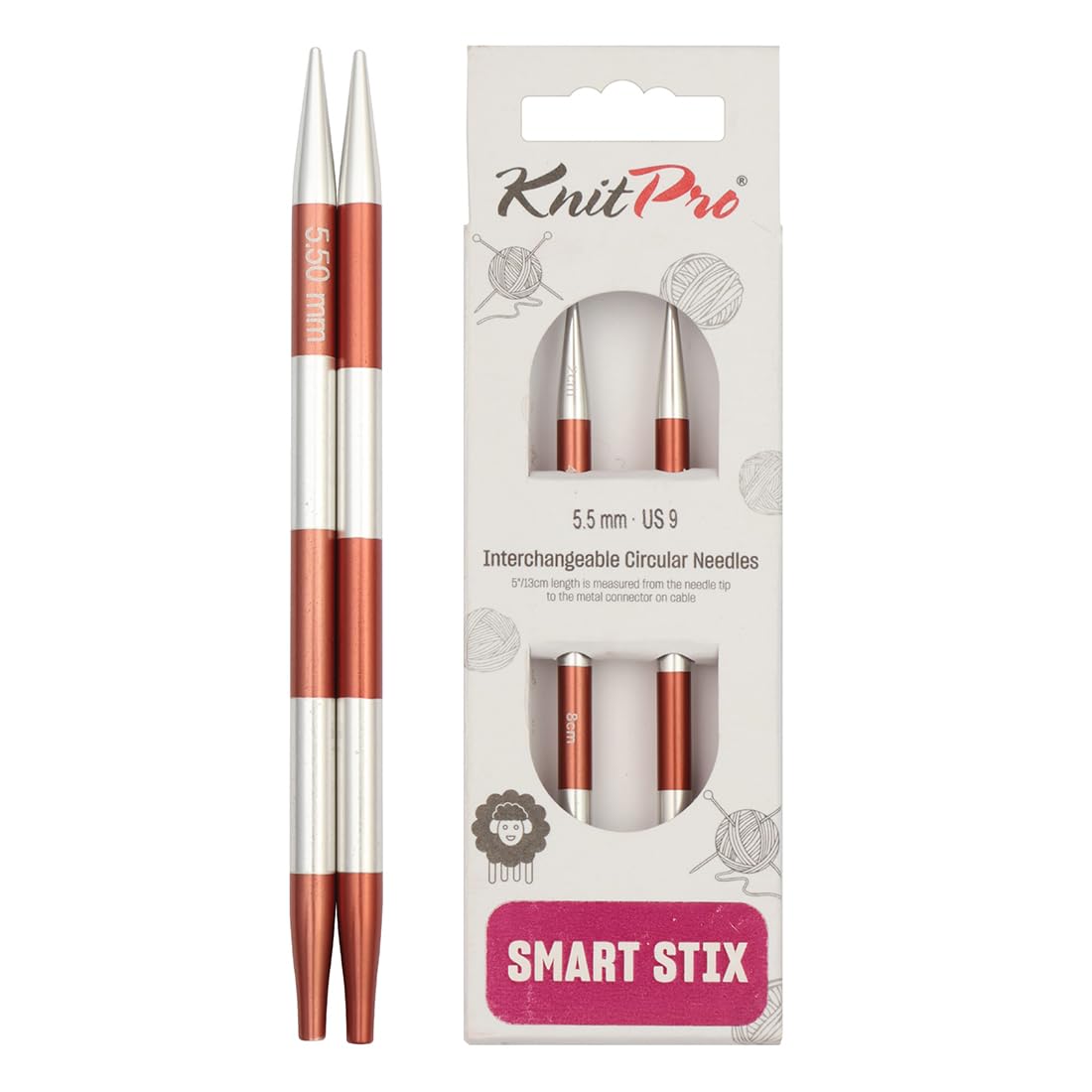 KnitPro Smartstix Interchangeable Circular Needles 5.5" (14cm) | 5.50mm — image 1