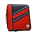 Case-it Z-Binder Two-in-One 1.5-Inch D-Ring Zipper Binders, Red