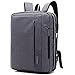 CoolBELL 15.6 Inches Convertible Laptop Messenger Bag Shoulder Bag Backpack Oxford Cloth Multi-Functional Briefcase for Laptop/MacBook / Tablet (New Grey)
