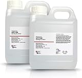 Trade Chemicals Pure Acetone 99.8% 2 x 1L Jerry Containers - Nail Remover