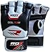 RDX MMA Gloves Sparring Martial Arts Grappling Cowhide Leather Training Cage Fighting Combat Gel Mitts Punching Bag Gel Mitts