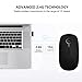 Vssoplor 8541645742 Wireless Mouse, 2.4G Slim Portable Computer Mice with Nano Receiver for Notebook, PC, Laptop, Computer-Black