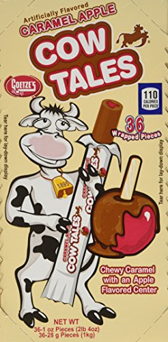 Goetze's Caramel Cow Tales, Apple, 36 Count