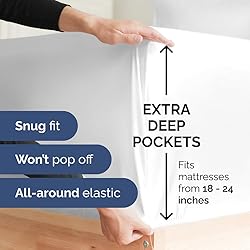 Extra Deep Cal King Sheet Set - 6 Piece Breathable