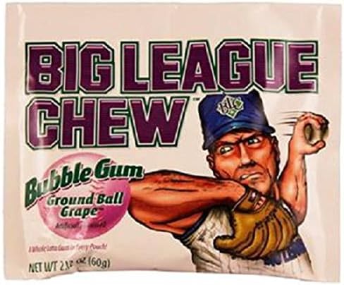 Big League Chew, Grape, Count 12 (2.12 oz) - Gum / Grab Varieties & Flavors