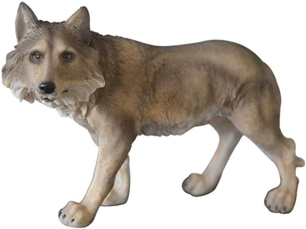 RSRZRCJ Statues Statues For Home Decorative Wolf Sculpture Statue Model