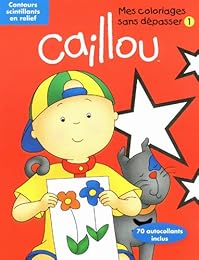 Caillou, Mes coloriages sans dépasser