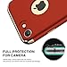 RANVOO iPhone 7 Case, Slim Fit Thin Hard Stylish Cover 3 in 1 Detachable Case, RED [Clip-ON Series]
