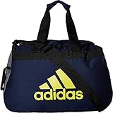 adidas Diablo Duffel Bag, Dark Blue/Shock Yellow/Onix Jersey/Black, One Size