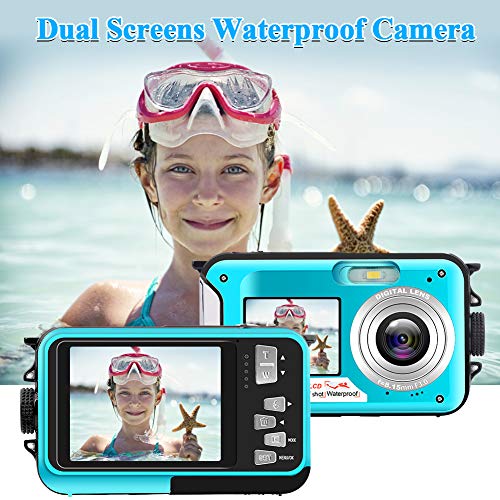 Waterproof Digital Camera Underwater Camera Full HD 2.7K 48 MP Video